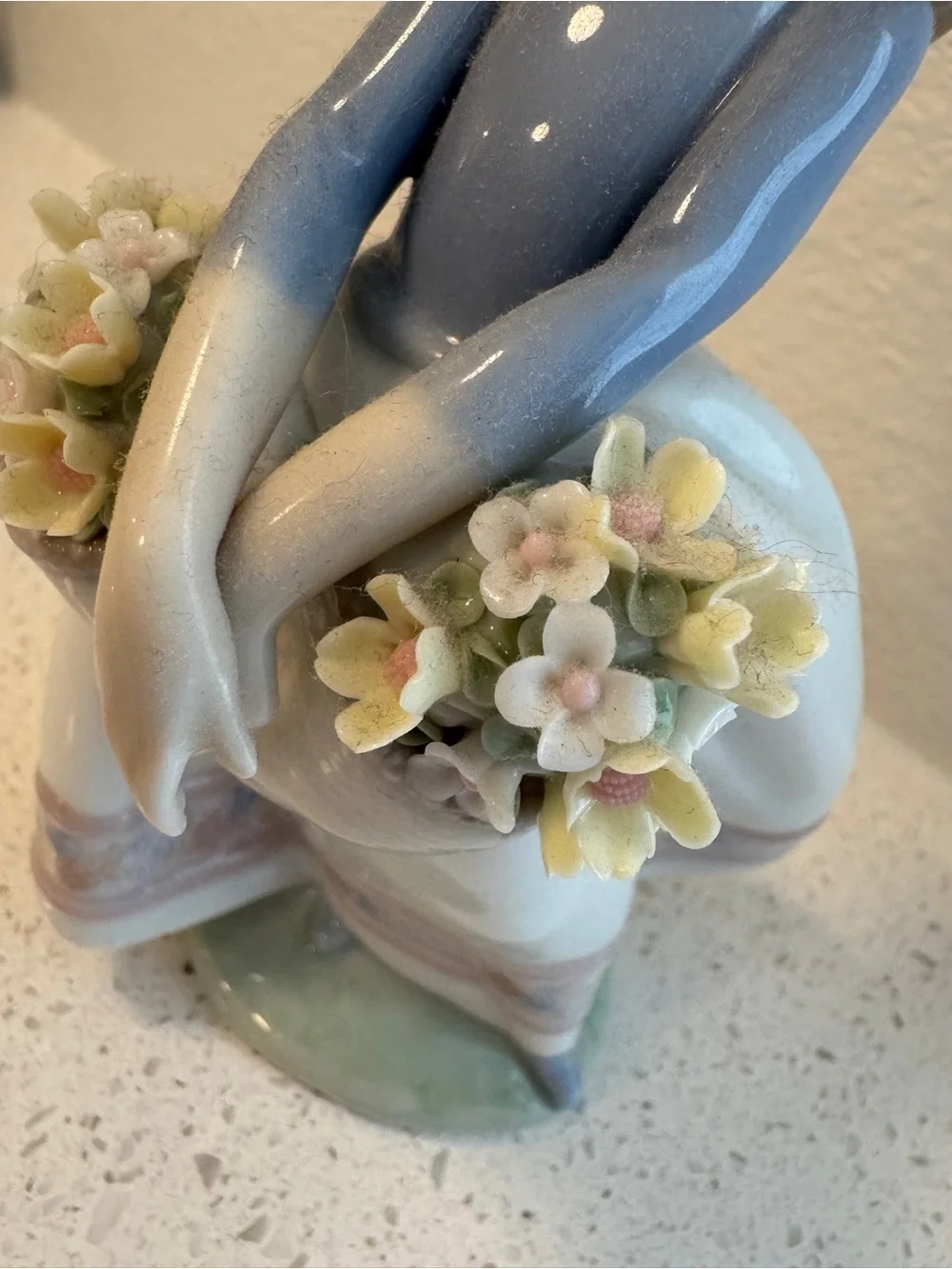 LLADRO “May Flower Girl” Girl with Flower Basket Figurine Made in Spain